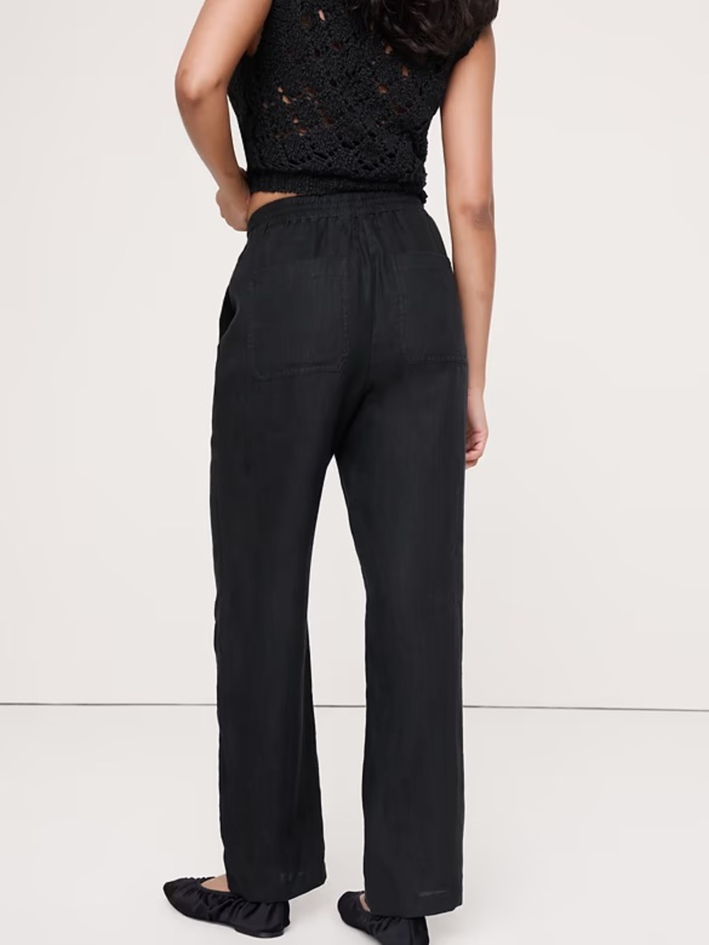 Banana Republic 100% Linen Wide-Leg Pants
